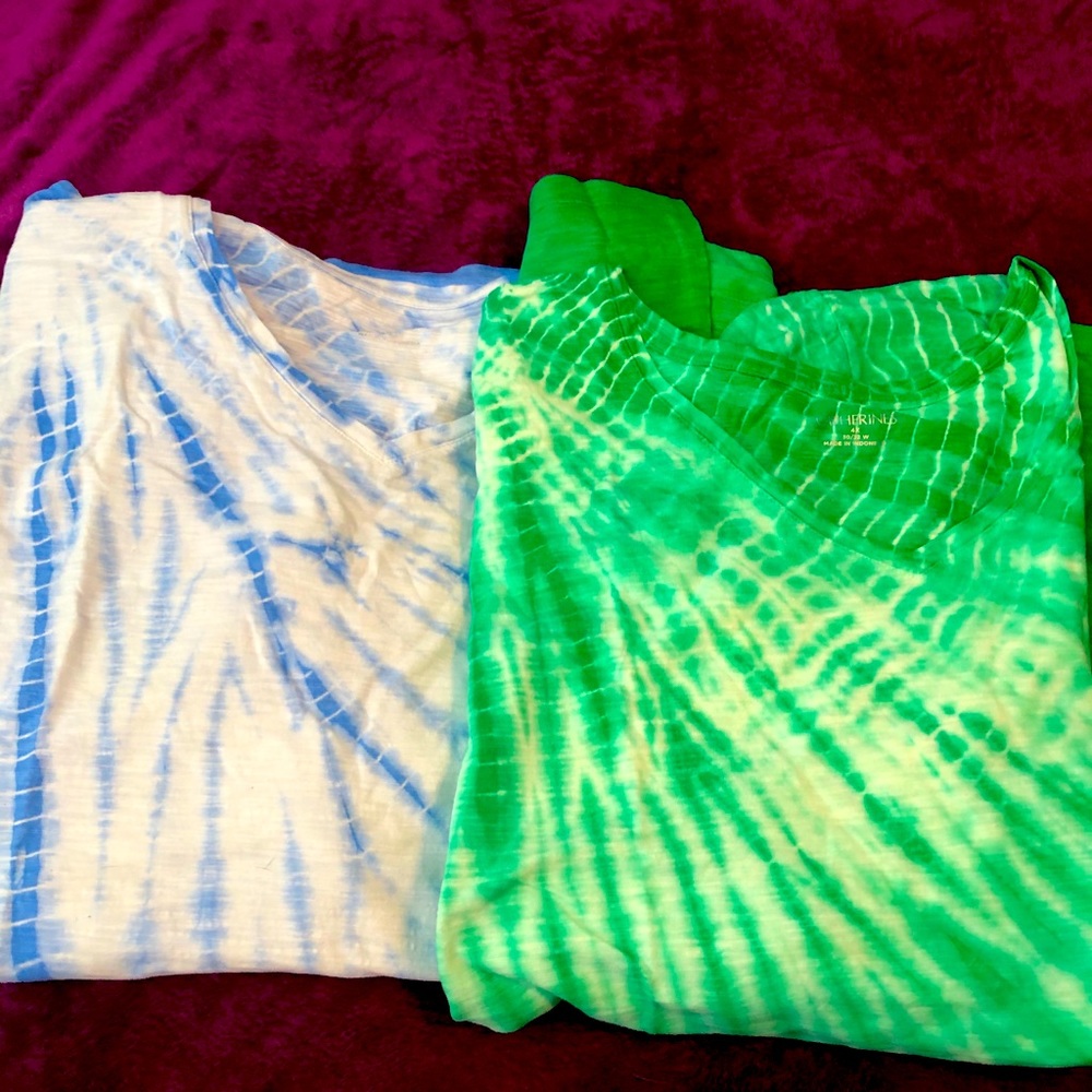 Tee shirts   The dye
